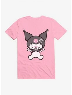 Outlet ⌛ Kuromi Angry Grin T-Shirt 👏 -Hello Kitty Sales Shop 17793427 hi
