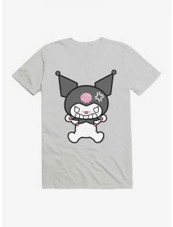 Outlet ⌛ Kuromi Angry Grin T-Shirt 👏 -Hello Kitty Sales Shop 17793472 hi