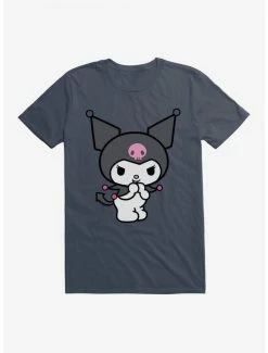 Best reviews of 👏 Kuromi Evil Giggle T-Shirt 😉 -Hello Kitty Sales Shop 17793526 hi