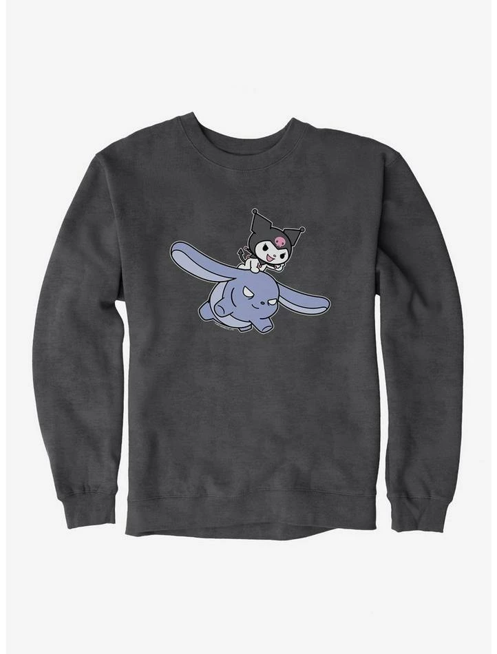 Buy 🎉 Kuromi Flying Baku Sweatshirt 😉 3 Buy 🎉 Kuromi Flying Baku Sweatshirt 😉 - Image 3
