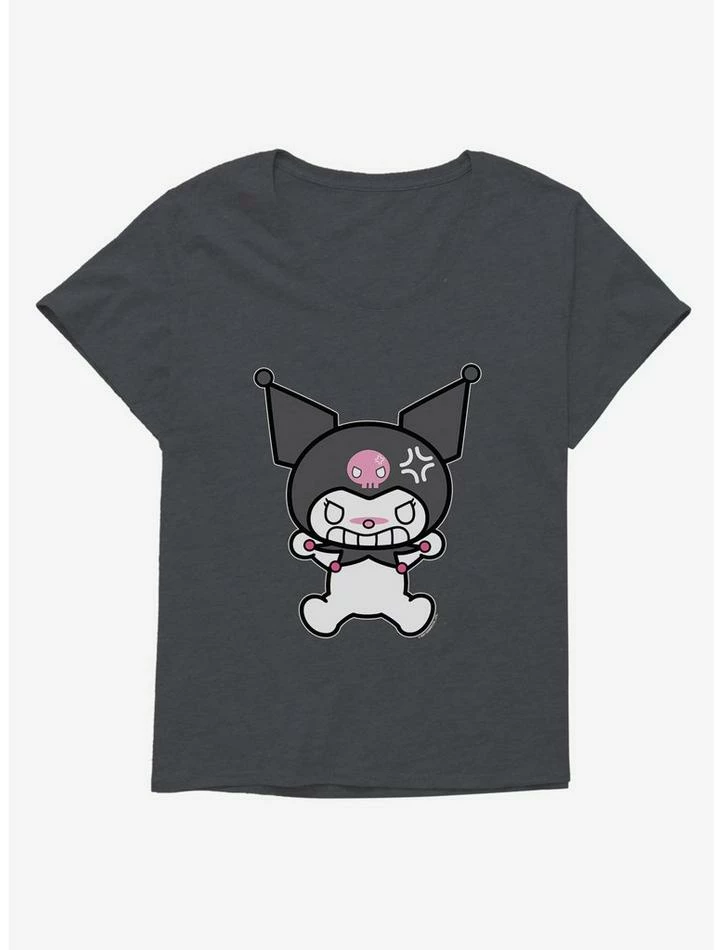 Budget ✨ Kuromi Angry Grin 👧 Girls T-Shirt Plus Size ⭐ 3 Budget ✨ Kuromi Angry Grin 👧 Girls T-Shirt Plus Size ⭐ - Image 3