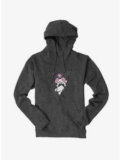 Cheap 👍 Kuromi Heart Eyes Hoodie 💯