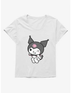 Outlet 😉 Kuromi Flirty Wink 👧 Girls T-Shirt Plus Size 😉 -Hello Kitty Sales Shop 17794788 hi