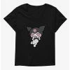 Cheapest 🎁 Kuromi Heart Eyes 👧 Girls T-Shirt Plus Size ⭐
