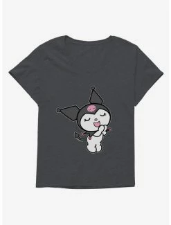 Promo ❤️ Kuromi Shy 👧 Girls T-Shirt Plus Size 🤩 -Hello Kitty Sales Shop 17794878 hi