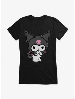 Promo 👍 Kuromi Evil Giggle 👧 Girls T-Shirt 😀 -Hello Kitty Sales Shop 17823618 hi