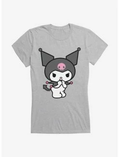 Promo 👍 Kuromi Evil Giggle 👧 Girls T-Shirt 😀 -Hello Kitty Sales Shop 17823639 hi