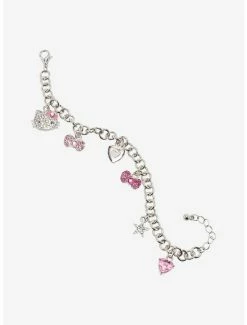Best Sale ⌛ Hello Kitty Bling Charm Bracelet 👏