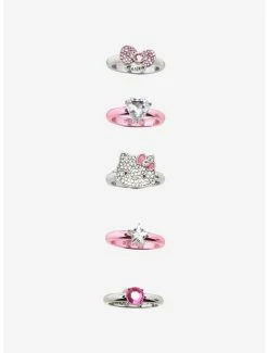 Best deal 🤩 Hello Kitty Bling Bow Ring Set 👍