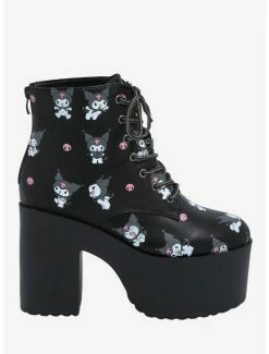 Best deal ❤️ Kuromi Lace-Up Platform 🥾 Boots 🔥 -Hello Kitty Sales Shop 17904023 av2