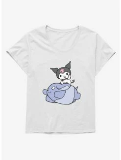 Best Pirce 🔔 Kuromi Adventure Baku Flying 👧 Girls T-Shirt Plus Size ✨ -Hello Kitty Sales Shop 18075106 hi