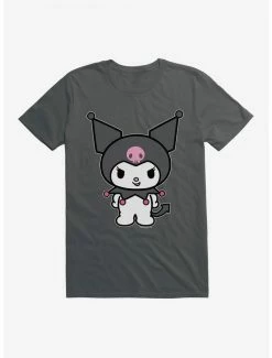 Promo 😍 Kuromi Evil Grin T-Shirt 🥰 -Hello Kitty Sales Shop 18075340 hi