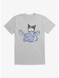 Wholesale 👏 Kuromi Happy Baku Flying T-Shirt 😉 -Hello Kitty Sales Shop 18075439 hi