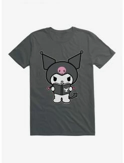 Deals 🧨 Kuromi Reading T-Shirt ✨ -Hello Kitty Sales Shop 18075502 hi