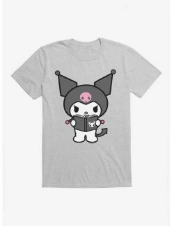 Deals 🧨 Kuromi Reading T-Shirt ✨ -Hello Kitty Sales Shop 18075520 hi