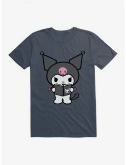 Deals 🧨 Kuromi Reading T-Shirt ✨ -Hello Kitty Sales Shop 18075529 hi