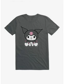 Best Pirce 👏 Kuromi Sitting T-Shirt 🔥 -Hello Kitty Sales Shop 18075664 hi