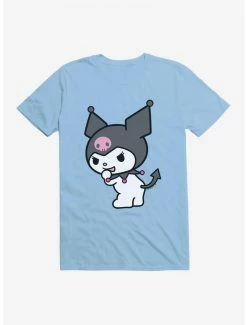 Cheap 🎁 Kuromi Turning Giggle T-Shirt 🔥 -Hello Kitty Sales Shop 18075781 hi