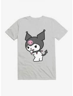 Cheap 🎁 Kuromi Turning Giggle T-Shirt 🔥 -Hello Kitty Sales Shop 18075799 hi