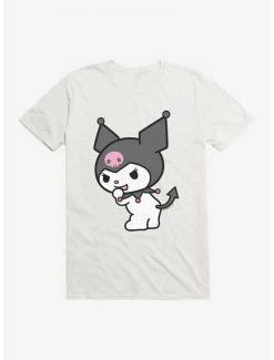 Cheap 🎁 Kuromi Turning Giggle T-Shirt 🔥 -Hello Kitty Sales Shop 18075808 hi