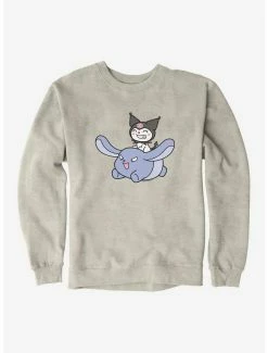 Deals ⌛ Kuromi Happy Baku Flying Sweatshirt 🔔 -Hello Kitty Sales Shop 18076066 hi