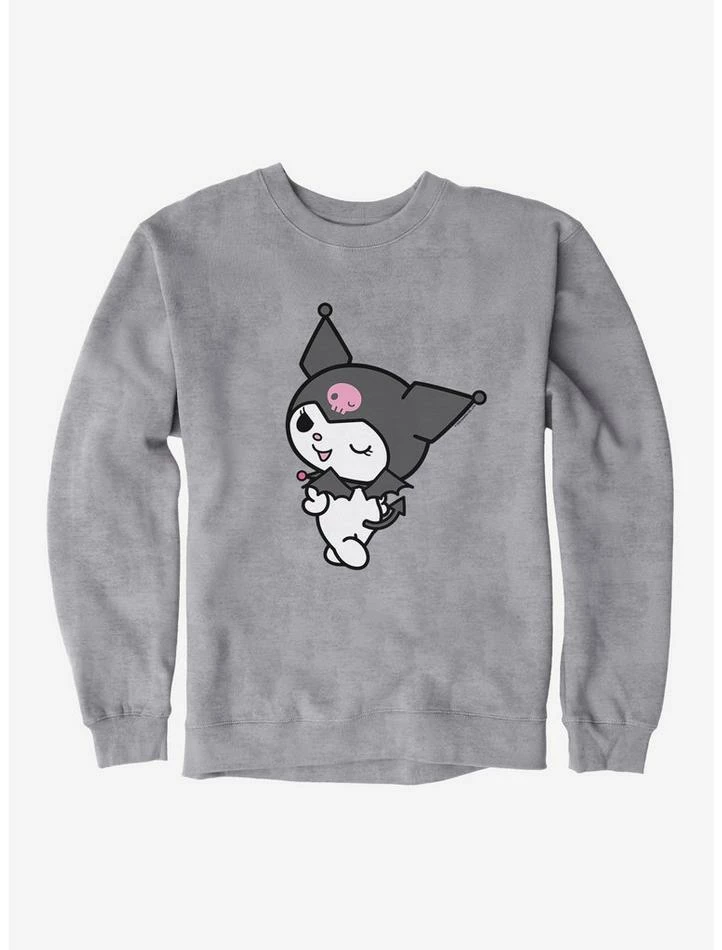 Best Sale 😀 Kuromi Turning Wink Sweatshirt ⌛ 6 Best Sale 😀 Kuromi Turning Wink Sweatshirt ⌛ - Image 6