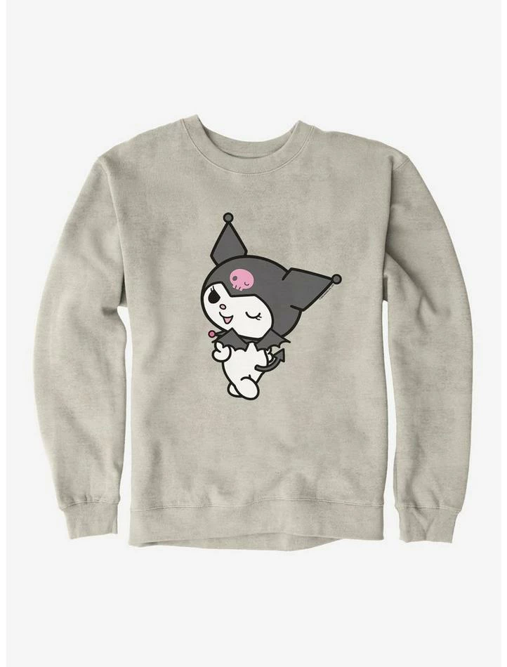 Best Sale 😀 Kuromi Turning Wink Sweatshirt ⌛ 5 Best Sale 😀 Kuromi Turning Wink Sweatshirt ⌛ - Image 5
