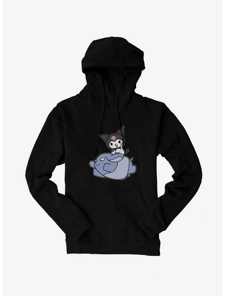 Top 10 🔔 Kuromi Adventure Baku Flying Hoodie 😀 2 Top 10 🔔 Kuromi Adventure Baku Flying Hoodie 😀 - Image 2