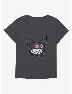 Promo ⌛ Kuromi All Anger 👧 Girls T-Shirt Plus Size 🎉 -Hello Kitty Sales Shop 18076624 hi