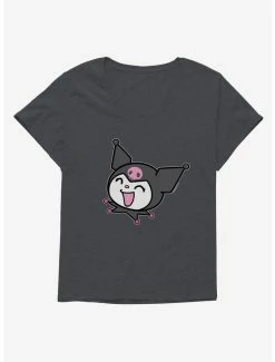 Best Pirce 🤩 Kuromi All Smiles 👧 Girls T-Shirt Plus Size ❤️ -Hello Kitty Sales Shop 18076660 hi
