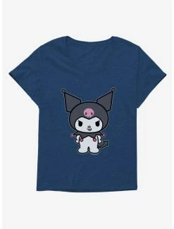 Discount 🌟 Kuromi Evil Grin 👧 Girls T-Shirt Plus Size ⌛ -Hello Kitty Sales Shop 18076705 hi