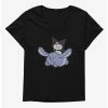 Cheap ❤️ Kuromi Happy Baku Flying 👧 Girls T-Shirt Plus Size 🥰