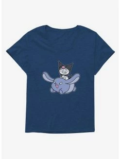 Cheap ❤️ Kuromi Happy Baku Flying 👧 Girls T-Shirt Plus Size 🥰 -Hello Kitty Sales Shop 18076741 hi