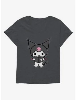 Wholesale 👏 Kuromi Reading 👧 Girls T-Shirt Plus Size 💯 -Hello Kitty Sales Shop 18076768 hi