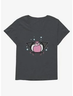 Budget 🌟 Kuromi Screaming 👧 Girls T-Shirt Plus Size ✔️