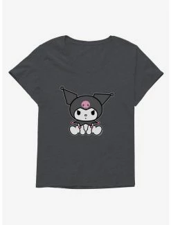 Deals 👍 Kuromi Sitting 👧 Girls T-Shirt Plus Size 🥰 -Hello Kitty Sales Shop 18076840 hi