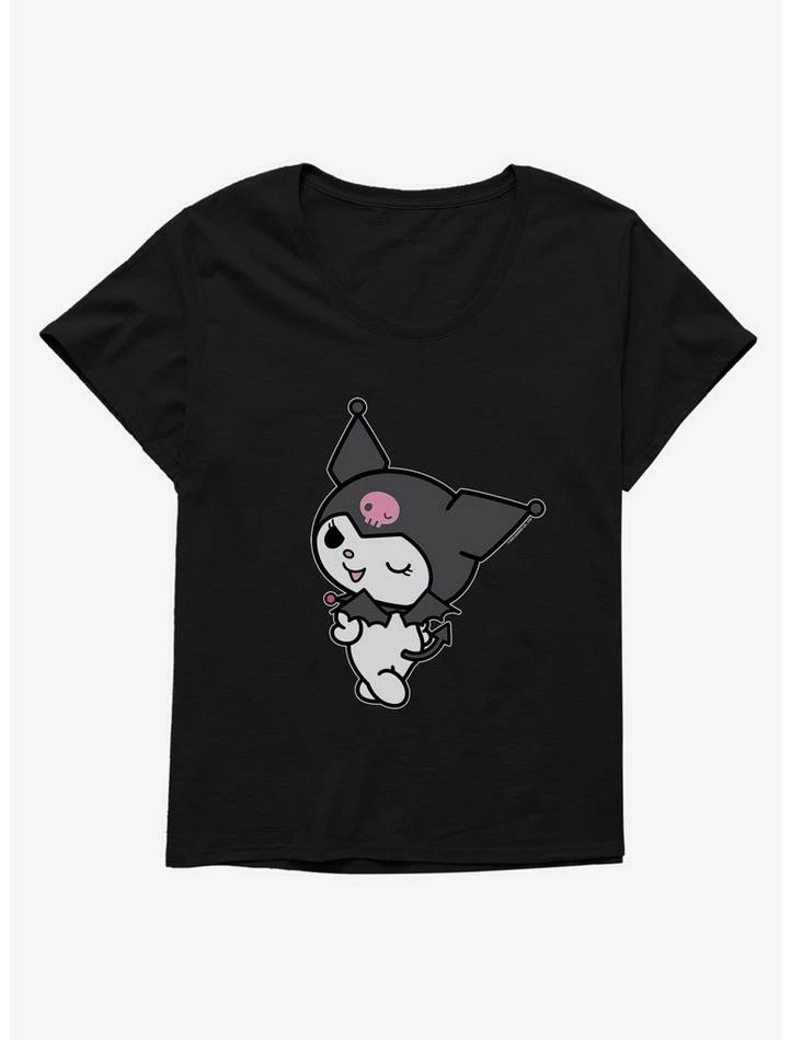 Hot Sale ๐ Kuromi Turning Wink ๐ง Girls T-Shirt Plus Size ๐ฅ 2 Hot Sale ๐ Kuromi Turning Wink ๐ง Girls T-Shirt Plus Size ๐ฅ - Image 2