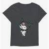 Hot Sale 🎁 Kuromi Turning Wink 👧 Girls T-Shirt Plus Size 🔥