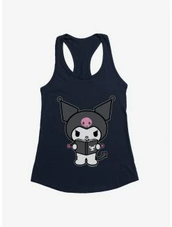 Coupon 🌟 Kuromi Reading 👧 Girls Tank 🔥 -Hello Kitty Sales Shop 18077687 hi