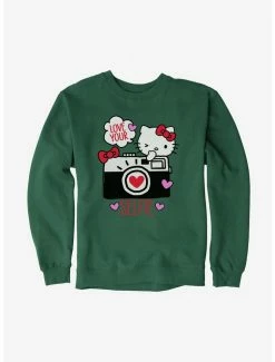 Coupon ✨ Hello Kitty Selfie Love Sweatshirt ⭐ -Hello Kitty Sales Shop 18082477 hi