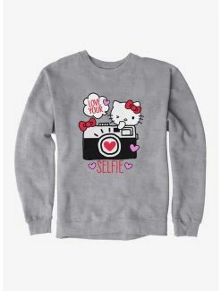 Coupon ✨ Hello Kitty Selfie Love Sweatshirt ⭐ -Hello Kitty Sales Shop 18082484 hi