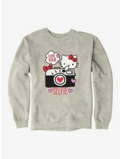 Coupon ✨ Hello Kitty Selfie Love Sweatshirt ⭐ -Hello Kitty Sales Shop 18082498 hi