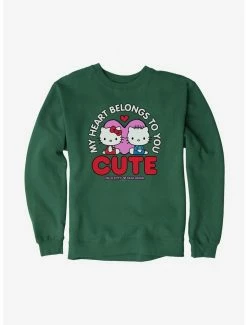 Best Pirce 🛒 Hello Kitty Valentine's Day Heart Belongs To You Sweatshirt 🛒 -Hello Kitty Sales Shop 18107052 hi