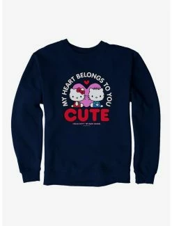 Best Pirce 🛒 Hello Kitty Valentine's Day Heart Belongs To You Sweatshirt 🛒 -Hello Kitty Sales Shop 18107066 hi
