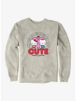 Best Pirce 🛒 Hello Kitty Valentine's Day Heart Belongs To You Sweatshirt 🛒 -Hello Kitty Sales Shop 18107073 hi 1