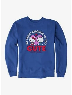 Best Pirce 🛒 Hello Kitty Valentine's Day Heart Belongs To You Sweatshirt 🛒 -Hello Kitty Sales Shop 18107087 hi