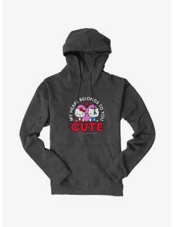 Best deal ⌛ Hello Kitty Valentine's Day Heart Belongs To You Hoodie 👍 -Hello Kitty Sales Shop 18108257 hi