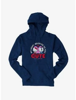 Best deal ⌛ Hello Kitty Valentine's Day Heart Belongs To You Hoodie 👍 -Hello Kitty Sales Shop 18108278 hi