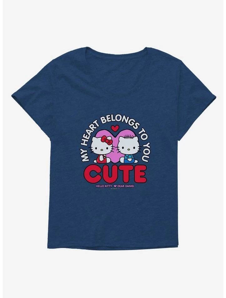 Hot Sale โจ Hello Kitty Valentine's Day Heart Belongs To You ๐ง Girls T-Shirt Plus Size ๐ฅฐ 4 Hot Sale โจ Hello Kitty Valentine's Day Heart Belongs To You ๐ง Girls T-Shirt Plus Size ๐ฅฐ - Image 4