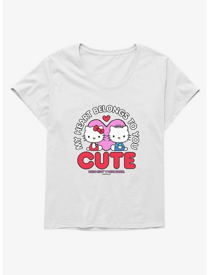 Hot Sale โจ Hello Kitty Valentine's Day Heart Belongs To You ๐ง Girls T-Shirt Plus Size ๐ฅฐ 5 Hot Sale โจ Hello Kitty Valentine's Day Heart Belongs To You ๐ง Girls T-Shirt Plus Size ๐ฅฐ - Image 5